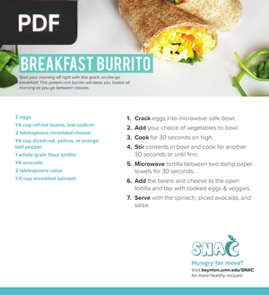 Breakfast  Burrito
