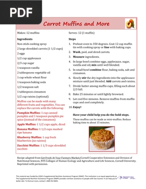 Carrot Muffinsand More