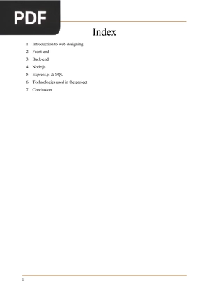 Introduction to web designing
