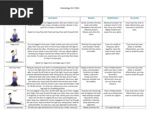 Kinesiology 351 YOGA (Presentation)