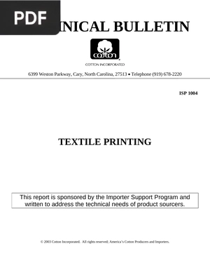 Textile Printing