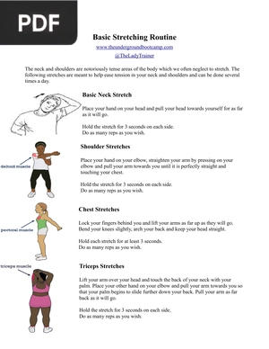 Basic Stretching Routine (Article)