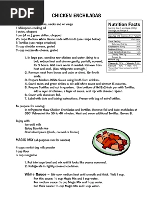 Chicken Enchiladas