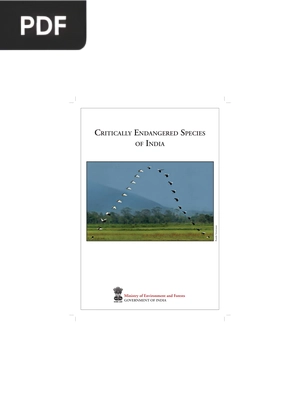 Critically Endangered Animal Species of India (Article)