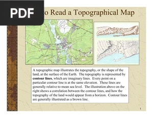 How to Read a Topographical Map (Presentation)
