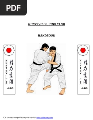 Huntsville Judo Club Handbook