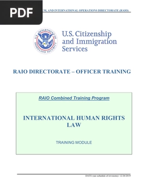 International Human Rights Law