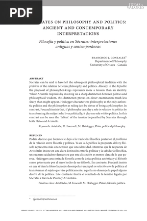 Socrates on Philosophy and Politics: Ancient and Contemporary Interpretations