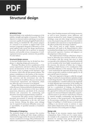 Structural design