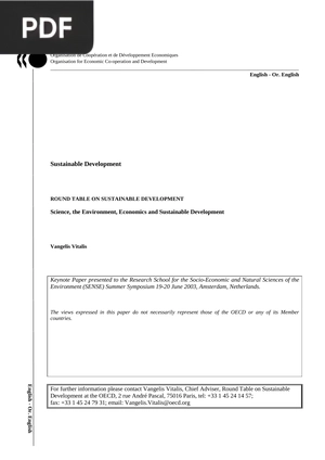 Sustainable Development