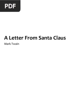 A Letter From Santa Claus