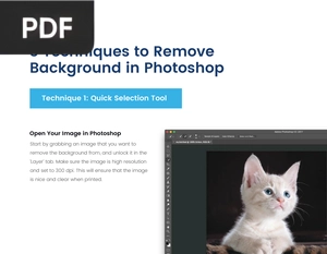 3 Techniques to Remove Background in Photoshop