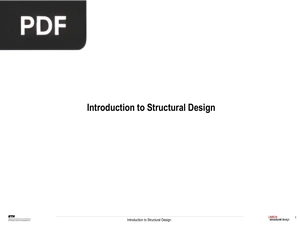 Introduction to Structural Design (Presentation)