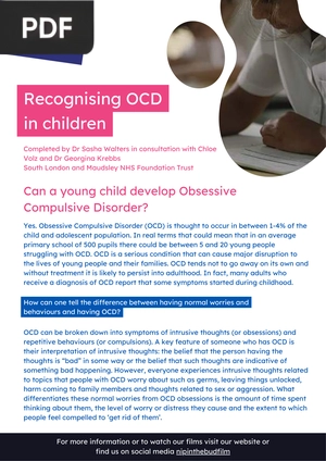 Recognising OCD in children