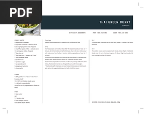 Thai Green Curry