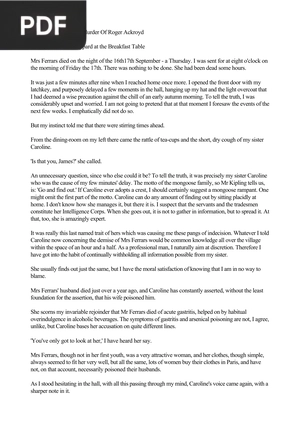 The Murder of Roger Ackroyd