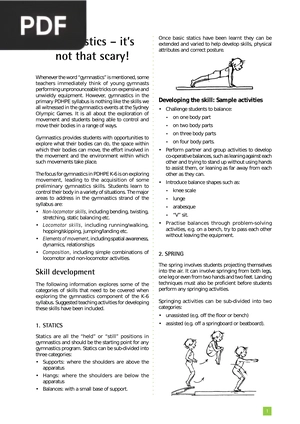 Gymnastics its not That Scary (Article)