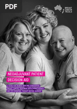 Neoadjuvant patient decision aid