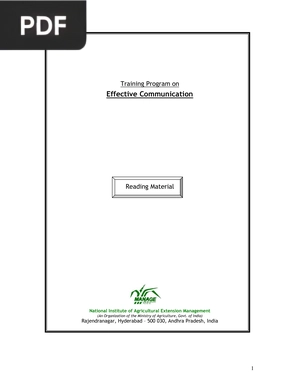 Training Program on Effective Communication