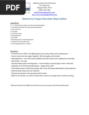 Vegan Chocolate Chip Cookies