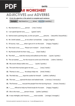 Adjectives