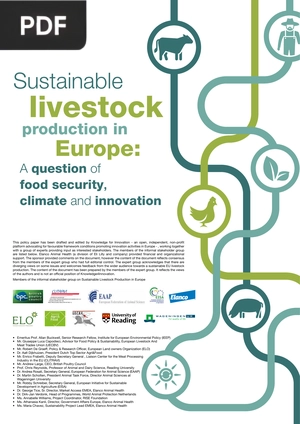 Sustainable livestock production in Europe