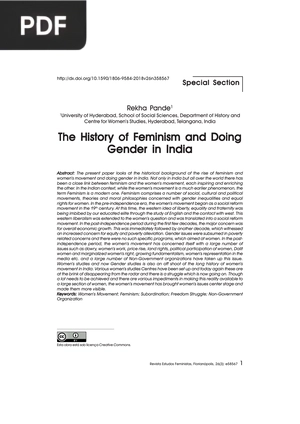 The History of Feminism and Doing Gender in India