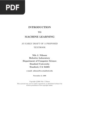Introduction to machine learning