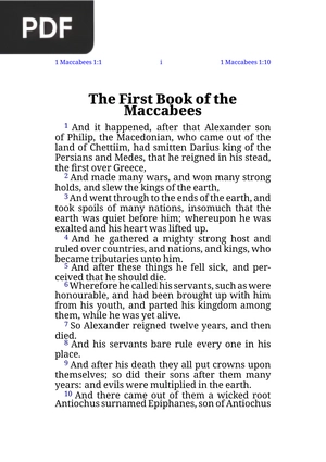 1 Maccabees