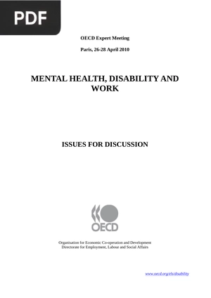 Mental Health Disability and Work