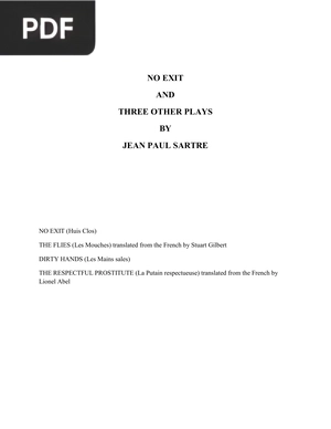 No Exit and Three Other Plays