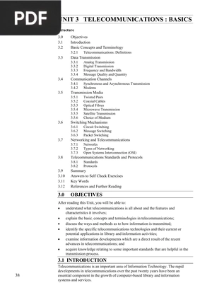 Telecommunications Basic