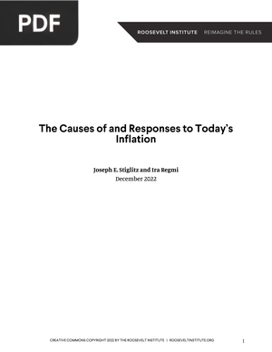 The Causes of and Responses to Today’s Inflation