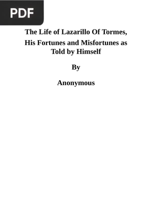The Life of Lazarillo Of Tormes