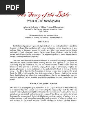 The Story of the Bible