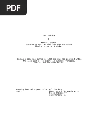 The Suicide