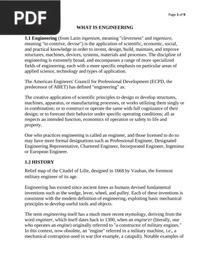 What Is Engineering (Article)
