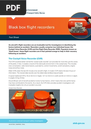 Black Box Flight Recorders (Article)