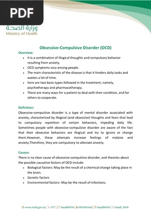 Obsessive-Compulsive Disorder (OCD)