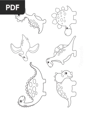 6 Cute Dinos