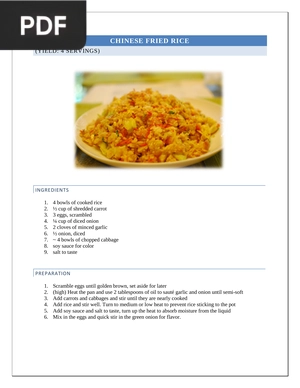 Chinese Fried Rice