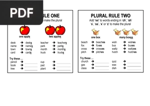 Spelling Rules Cards Color