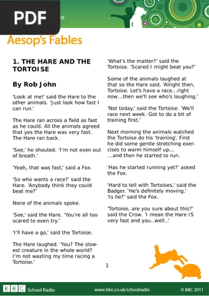 The Hare and the Tortoise (Article)