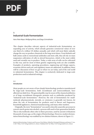 Industrial-Scale Fermentation