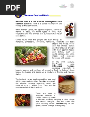 Mexican Food and Drink