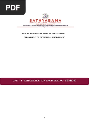 Rehabilitation engineering