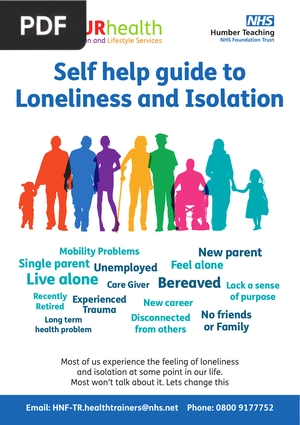 Self help guide to Loneliness and Isolation