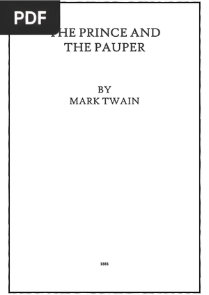 The Prince and the Pauper