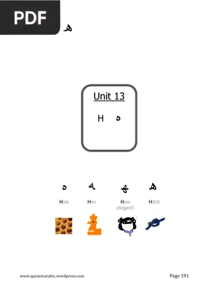 The easiest way ever to learn reading and writing - Unit 13