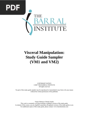 Visceral Manipulation - Study Guide Sampler
